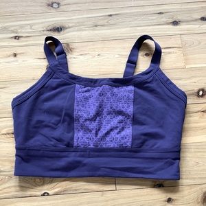 Prana longline sports bra with adjustable straps